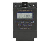 Interrupteur Horaire Numérique Programmable KG316T - A, Minuterie LCD avec Contrôle de Temps Précis, 220VAC - Fonction Mémoire, Batterie Intégrée, Montage Rail DIN et Mural (220 VCA)