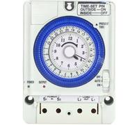 Interrupteur horaire Programmable, Mécanique Minuterie ，24 Heures Relais De Commutation De Temps De Montage sur Rail Din Standard