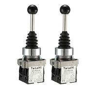 interrupteur industriel 2 pièces DPST 2NO interrupteur momentané droit 2 Directions AC 600 V