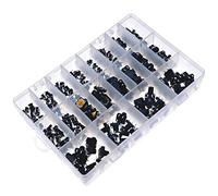 interrupteur industriel 250 pièces 20 valeur 6 * 6mm 12 * 12mm H4.3-H13 bouton Tactile interrupteur Micro Kit de Classification Tactile instantané 4 broches kit de paquet mixte