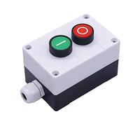 interrupteur industriel AC 660V 10A Momentary I/O Rouge Vert Sign NO NC Push Button Switch Station