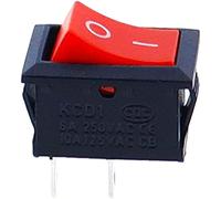 interrupteur industriel Interrupteur à Bascule 10 pcs/lot KCD1 2 Broches 250 V 3A Interrupteur de Bateau 21 * 15 Snap-in SPST ON Off Interrupteur de Position à Bascule (Couleur : 11) (Color : Rot)