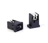 interrupteur industriel Interrupteur à bascule 2 pièces interrupteur de verrouillage de porte Anti-choc noir boucle Anti-traction Micro interrupteur noir