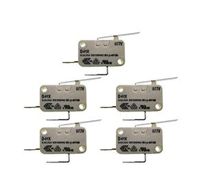 interrupteur industriel Interrupteur à bascule 5PCS D41X Micro-interrupteur D41 0.1A250V 125-250VAC 5E4 40T150 (Color : D41x B)