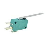 interrupteur industriel Interrupteurs à bascule Micro-interrupteurs de fin de course 16A 250V 125V NO+NC+COM 6.3mm 3 Pins SPDT Micro Switch 28mm 52mm Arc Roller Lever Touch Switch Microswitch (Color