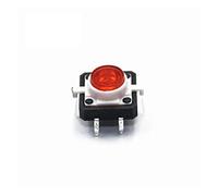 interrupteur industriel Micro-interrupteur 100 pièces 12X12X7.3 interrupteur à bouton-poussoir Tactile Tact momentané LED 5 couleurs 12X12X7.3mm 12 * 12 * 7.3mm (Color : 5)