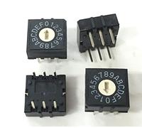 interrupteur industriel RH3AF-16R-VB commutateur rotatif 16 cadran de vitesse rotation 0-F commutateur de codage 3:3