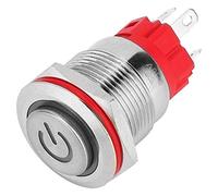 interrupteur industriel Shopping Spree Metal Push Button, MetaLight 1NO 1NCselPower lampe)