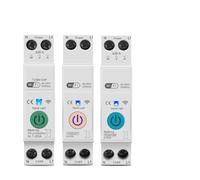 Interrupteur intelligent 63 A 1P+N, compteur d'énergie, mesure kWh, surveillance, disjoncteur, relais temporisé, 1 pièce(TOB9-VAP VA protect,40A)