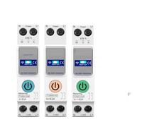 Interrupteur intelligent 63A, compteur d'énergie, mesure kWh, surveillance, disjoncteur, minuterie, relais, MCB, TUYA Smartlife 1P+N(TOB9S-63M Metering)