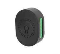 Interrupteur intelligent conçu pour les réseaux Zigbee, permet un contrôle bidirectionnel sans connexion neutre (noir)