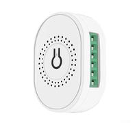Interrupteur intelligent conçu pour les réseaux Zigbee, permet un contrôle bidirectionnel sans connexion neutre (blanc)