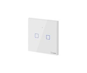 Interrupteur intelligent IM190314010 T0EU2C, tactile Wi-Fi, deux boutons, blanc