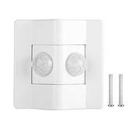 Interrupteur Intelligent Inductif PIR Sensible à la Lumière AC90V - 270V, Angle de Détection 180°, Blanc - Économie d'Énergie, Anti - Interférence, Pour Couloirs et Entrepôts