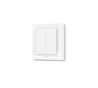 Interrupteur Intelligent Light Switch H2 4 Boutons Eclairage avec 2 Canaux Blanc