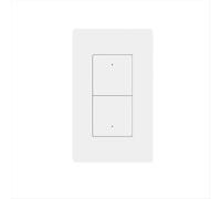 Interrupteur intelligent Matter WiFi à 2 voies pour éclairage mural, contrôlable par bouton, voix ou application pour TUYA //