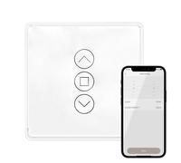 Interrupteur intelligent pour volets roulants et stores - Contrôle WiFi - Compatible avec Alexa et Google Home
