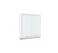 Interrupteur intelligent sans fil 2 boutons Zigbee