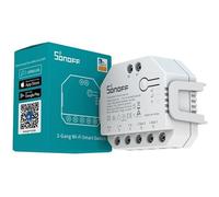 Interrupteur intelligent sans fil 2 contacts 100-240V 10-15A Sonoff DIY-DUALR3