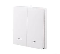 Interrupteur intelligent sans fil ZigBee 3.0 compatible avec l'application Tuya-Smart-Life - Support mural alimenté par piles pour éclairage domestique, lecture ou film - Batterie CR2430 incluse (1