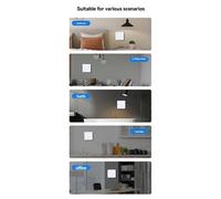 Interrupteur intelligent Tuya ZigBee, fil unique, zéro feu, universel, pour maison connectée, type 86, compatible avec la maison B
