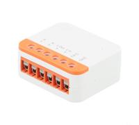Interrupteur intelligent Wi-Fi 2 voies 10 A Mini relais | Commande à 2 voies, capacité de charge de 10 A, design compact, s'adapte aux petites boîtes, installation facile