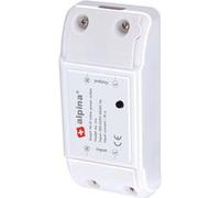 Interrupteur Intelligent Wi-Fi Compatibilité Alexa Google Cablé 230V 10A Alpina Blanc Blanc G