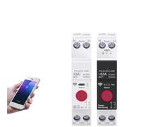Interrupteur intelligent WIFI 1P+N 63A 110V 220V, compteur d'énergie, mesure kWh, disjoncteur, relais temporisé, protection for maison intelligente(SY1 No metering,25A)