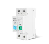 Interrupteur intelligent WiFi 2 broches Disjoncteur de courant d'erreur Interrupteur de mesure WiFi 1-63 A 2 pôles