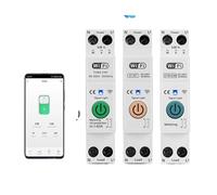 Interrupteur intelligent WIFI 63 A 1P, relais temporisé de surveillance et de mesure de puissance for maison connectée, télécommande sans fil(STM-63M Metering,25A)