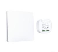 Interrupteur Intelligent WiFi Fil Compatible pour alexa Interrupteur | Compatible pour alexa Google, contrôle via pour tuya App, intégration maison connectée, gestion à distance