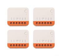 Interrupteur Intelligent WiFi MINIR4 10A Commande App | Contrôle via application mobile, compatible pour ios et pour android, programmation horaires, économie d'énergie, sécurité