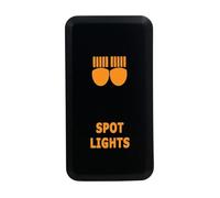 Interrupteur Interrupteur à bouton-poussoir de remplacement OEM Convient pour Toyota Landcruiser Hilux FJ Cruiser Tacoma Fortuner 4Runner Momentané Bouton(Spot lights)