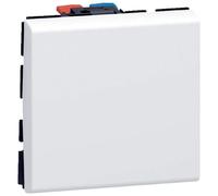 Interrupteur interrupteur Legrand 10ax - 2 modules - blanc - modulaire compos...