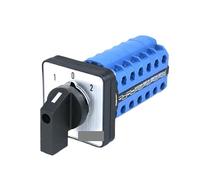 Interrupteur inverseur combiné à double alimentation, 48 mm, 20 A, 660 V, 6 pôles, marche/arrêt, marche/arrêt, inverseur de marche/arrêt, SZW26/LW26-20 Controls Switches