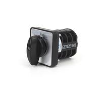 Interrupteur inverseur rotatif à cames 3 positions, 2 phases, 10 A, panneau 1 0 , LW8D-10, D202