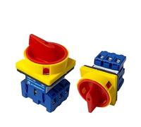 Interrupteur isolateur 63 A 690 V 3 pôles avec cadenas rotatif motorisé, interrupteurs marche/arrêt