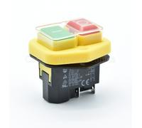 Interrupteur KEDU KJD17B 4 Broches Bipolaire Bouton Poussoir Sûreté