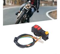 Interrupteur Kill Switch Électrique pour moto pour cross On Off Remplacement Direct ABS pour robuste Guidon 7/8 pour Quad pour atv Scooter