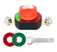 Interrupteur Laiton pour robuste 275A Max Interrupteur Laiton | Tension 12-48V, courant 275A continu, idéal pour voiture, pour camping-car, usage pour marin intense(D)