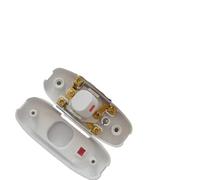 Interrupteur Lampe De Chevet Interrupteurs à cordon en ligne for lampe de table noire et blanche(White)