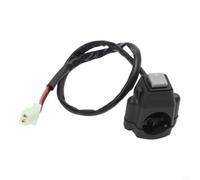 Interrupteur LED 12V pour Klaxon pour moto Interrupteur LED 12V(Gray) | Matériau ABS pour robuste, résistant pour usure, non déformable, finition polie, longue durée de vie
