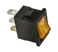 Interrupteur LED orange 12V 15A 19x14mm