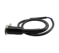 Interrupteur LED pour guidon de moto - Bouton marche/arrêt - 12 V - En acier inoxydable IP65 - Indicateur bleu pour feux de travail - Prise d'alimentation pour tout système électrique 12 V CC