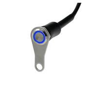 Interrupteur LED Pour Moto En Acier Inoxydable, Interrupteur Marche-arrêt Pour Guidon, Bouton De Montage Réglable, Antibrouillard DC12V(A2)