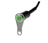 Interrupteur LED Pour Moto En Acier Inoxydable, Interrupteur Marche-arrêt Pour Guidon, Bouton De Montage Réglable, Antibrouillard DC12V(A1)