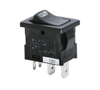 Interrupteur LED rouge 12V 10A 19x12mm