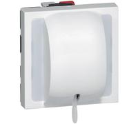 Interrupteur - LEGRAND - 2 modules - Blanc - A encastrer - Electrique
