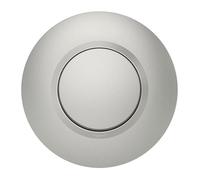 Legrand - Interrupteur ou va-et-vient dooxie 10AX 250V~ livré avec plaque ronde alu avec bague effet chrome