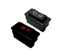 Interrupteur Leve Vitre 1Pièces DC 12V/24V 20A Interrupteur Lève-vitre Avec Lampe Interrupteur Fenêtre Électrique À 5 Broches Pour Accessoires Commutateur Voiture Universels(A)